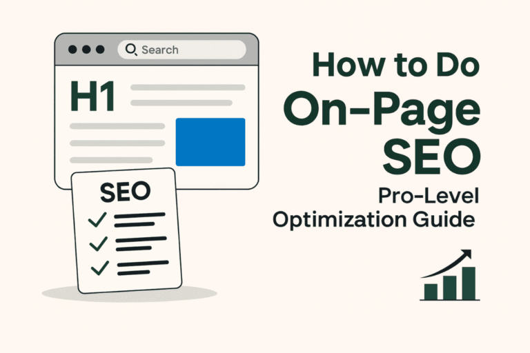 How to do on page seo like a pro illustration