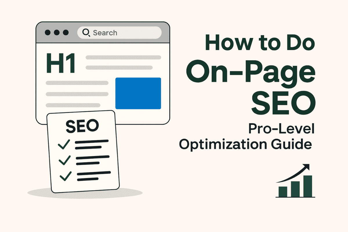 How to do on page seo like a pro illustration
